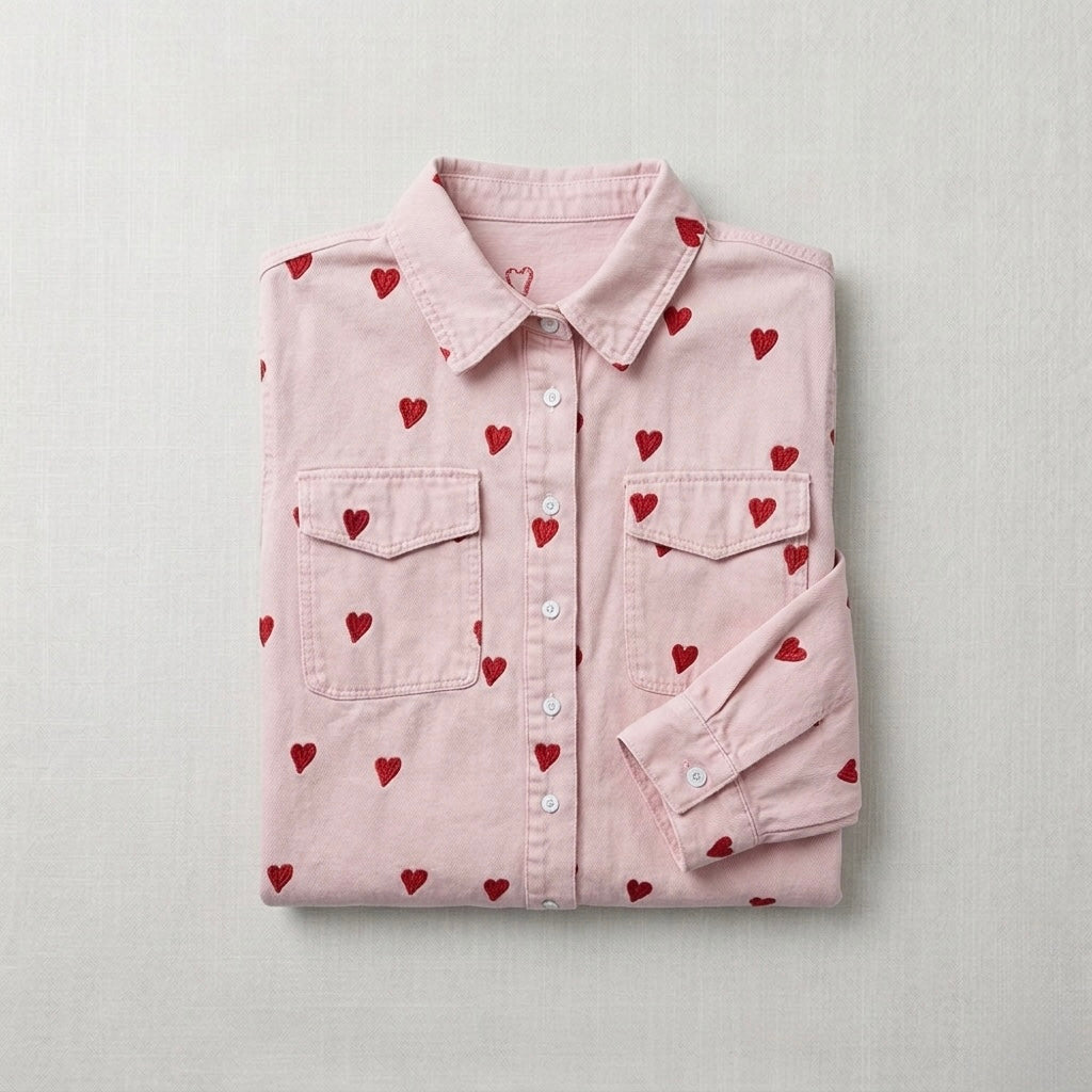 Camicia Jeans Heart
