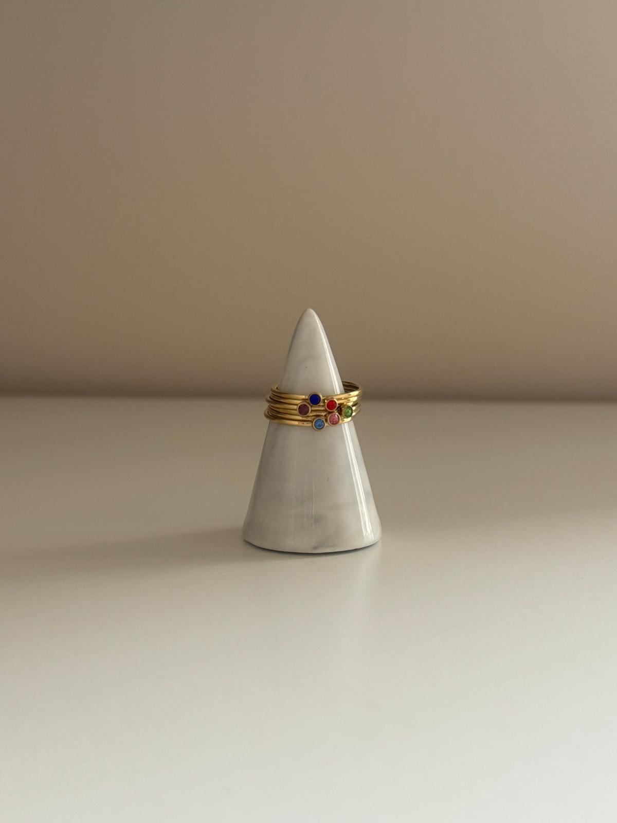 Anello Fedina Rainbow