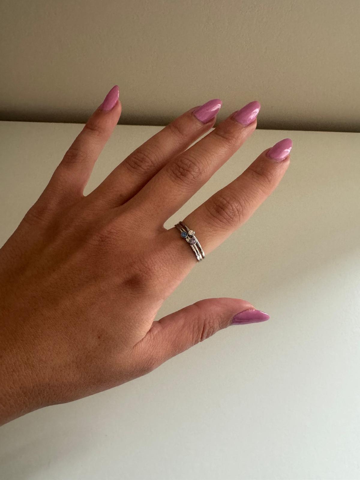 Anello Fedina Rainbow