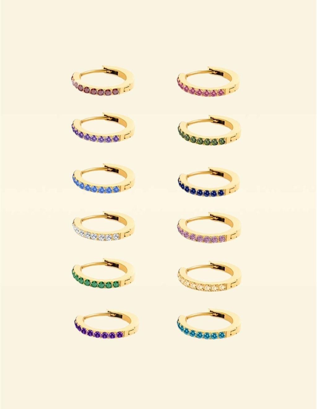 Orecchino Rainbow Cerchio